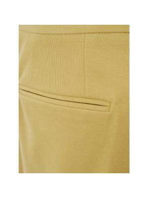 Pantalones chinos de algodón Lardini amarillo