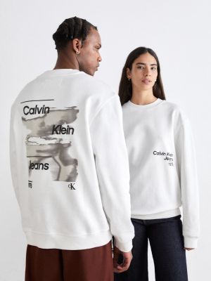 Свитшот Calvin Klein Jeans белый
