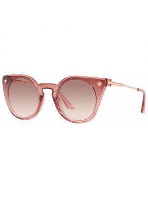 Солнцезащитные очки Versace, панто, оправа: пластик, градиентные, для женщин розовый