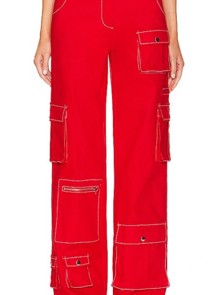 Pantalones cargo By.dyln rojo
