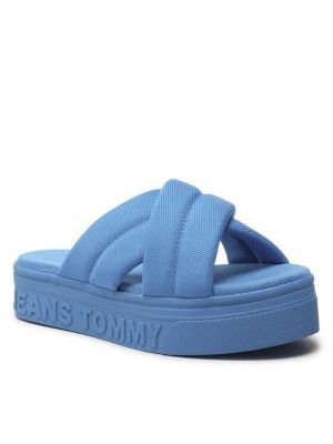 Чехли Tommy Jeans синьо