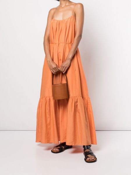 Vestido largo Matteau naranja