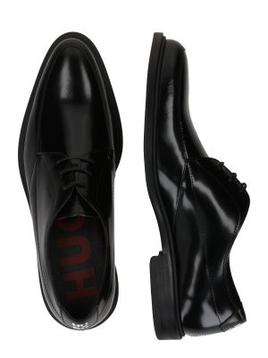 Ниски обувки с връзки Hugo черно