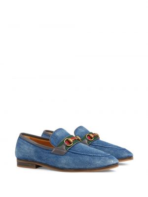 Loafers Gucci bleu
