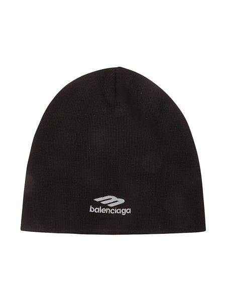 Czarna czapka Balenciaga