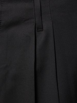 Vlnené klasické nohavice Vivienne Westwood čierna