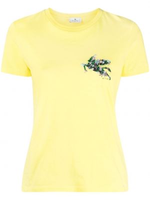 Camiseta manga corta Etro amarillo