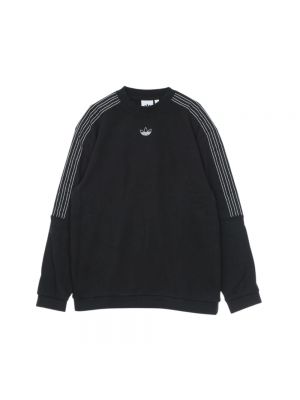 Bluza z okrągłym dekoltem sportowa Adidas czarna