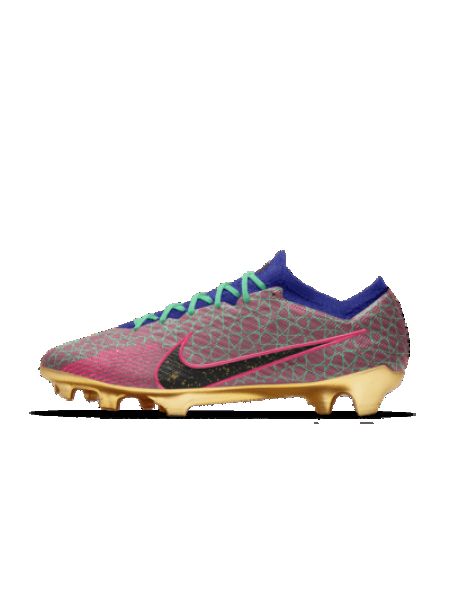 Personalizowane korki piłkarskie na twardą murawę Nike Zoom Mercurial Vapor 15 Elite FG By You - Fiolet