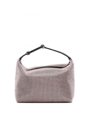 Shopper handtasche mit kristallen Eéra pink