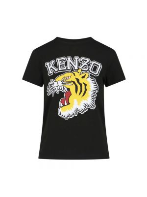 Top mit tiger streifen Kenzo schwarz