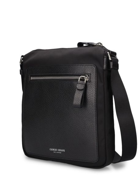 Чанта през рамо Giorgio Armani черно