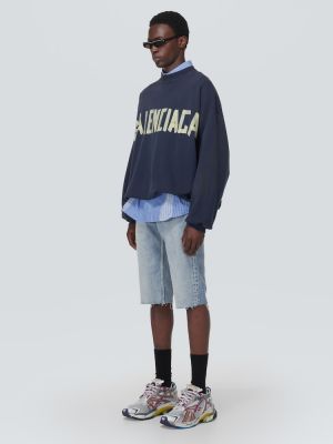 Jeans shorts Balenciaga blau