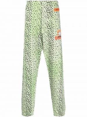 Pantaloni con stampa Heron Preston verde