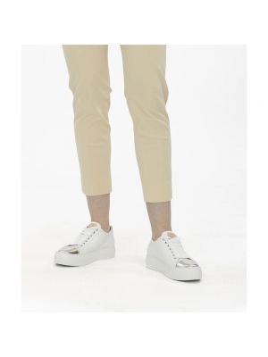 Pantalones de algodón Incotex beige