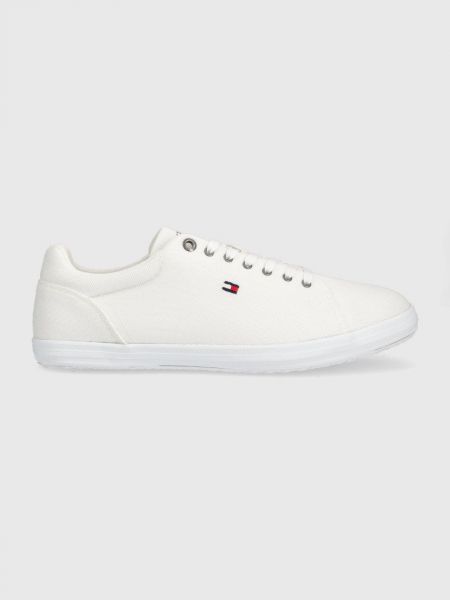 Tommy Hilfiger sportcipő Iconic Vulc Mesh Logo fehér
