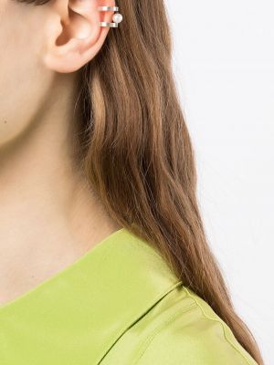 Boucles d'oreilles avec perles Hsu Jewellery argenté