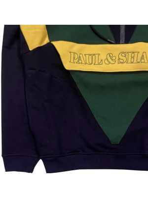 Bluza z kapturem Paul & Shark zielona