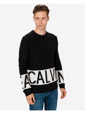 Sveter Calvin Klein Jeans čierna