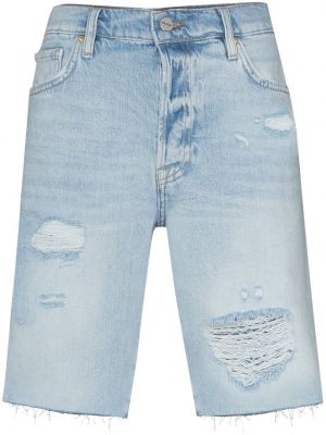 Obrabljene kratke jeans hlače Frame