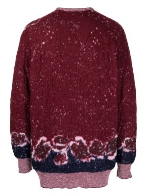Pullover mit v-ausschnitt Toga rot