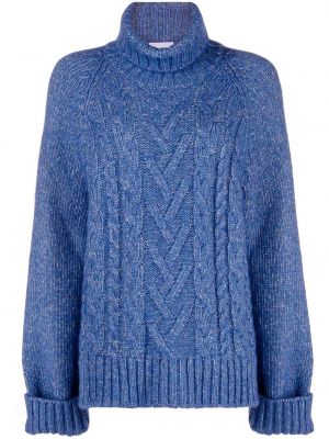 Oversize pullover Ganni blau