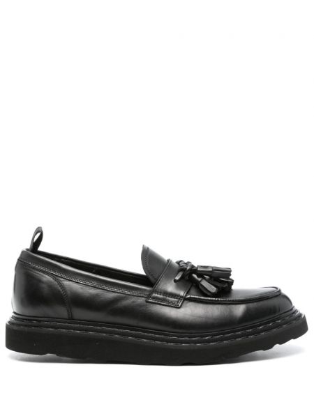 Pantofi loafer din piele Officine Creative negru