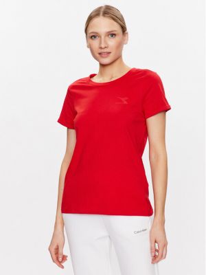 T-shirt Diadora rosso