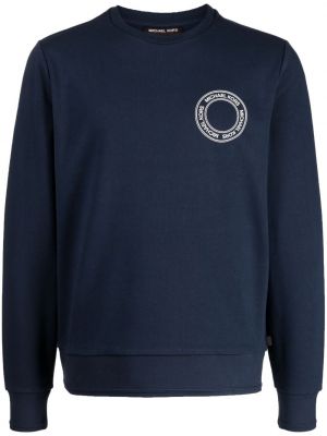 Sweatshirt aus baumwoll mit print Michael Kors blau