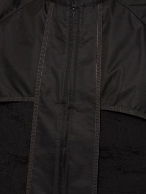 Viskózová bunda na zips J.l-a.l čierna