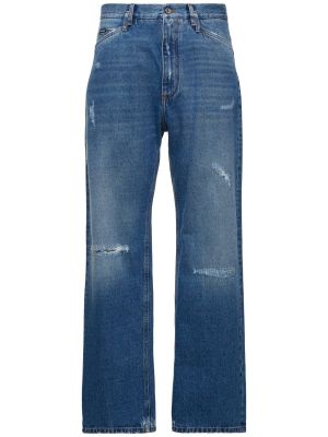 Jeans distressed baggy Dolce & Gabbana blu