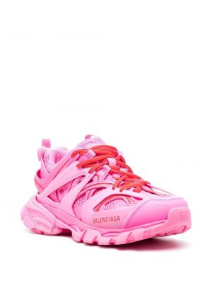 Spitzen schnür sneaker Balenciaga Track pink