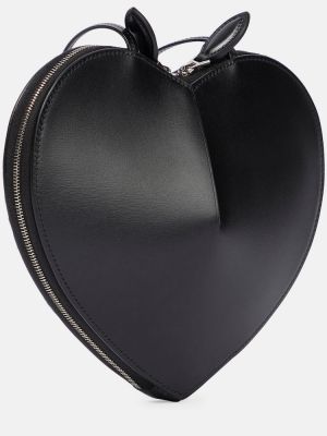 Kožená kabelka Alaã¯a černá