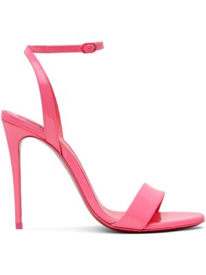 Розовые босоножки на каблуке Christian Louboutin