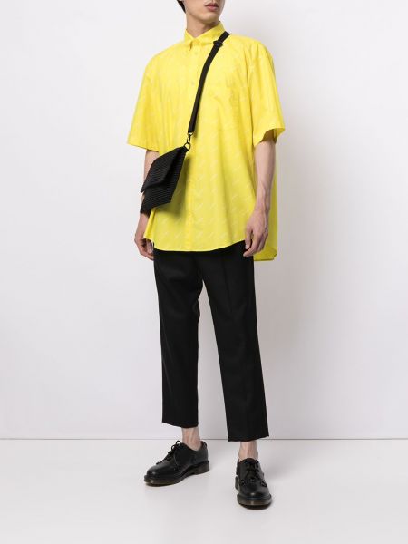 Camisa manga corta Balenciaga amarillo