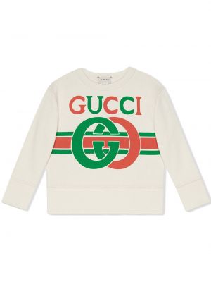 Sweatshirt for jenter Gucci Kids hvit