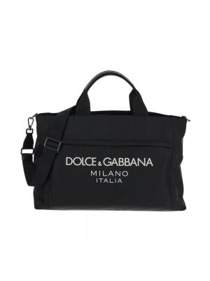 Nylonowa shopperka Dolce And Gabbana czarna