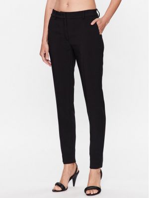 Панталон slim Bruuns Bazaar черно