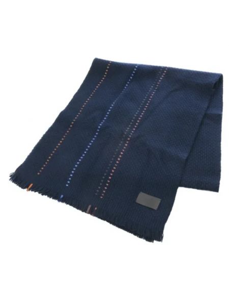 Bufanda de cachemir Hermès Vintage azul