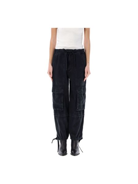 Straight jeans Isabel Marant Etoile schwarz