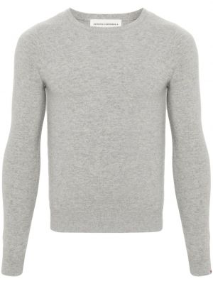 Slim fit kašmírový svetr Extreme Cashmere šedý