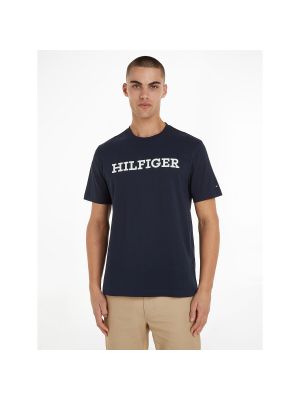 Camiseta con bordado manga corta de cuello redondo Tommy Hilfiger