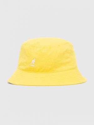 Памучна шапка с козирки Kangol жълто