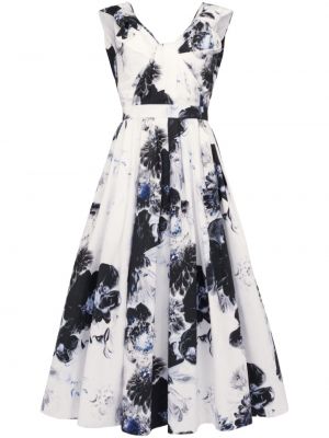 Φλοράλ κοκτέιλ φόρεμα με σχέδιο Alexander Mcqueen