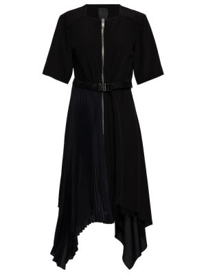 Hedvábné šaty Givenchy - černá