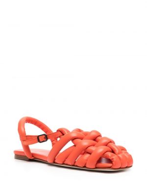 Punutud sandaalid Hereu oranž