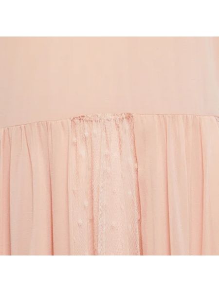 Retro spitzen kleid mit spitzer schuhkappe Valentino Vintage pink