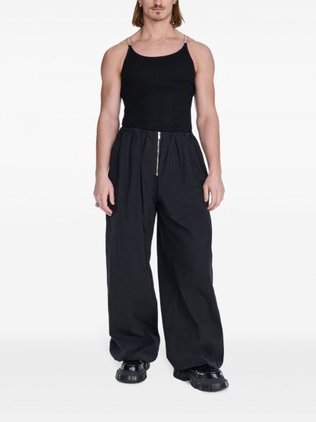 Relaxed fit kelnės Dion Lee juoda