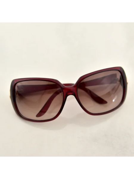 Okulary przeciwsłoneczne retro Gucci Vintage czerwone