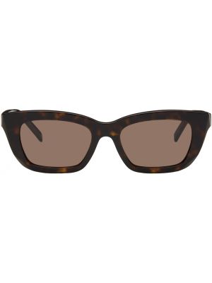 Прямоугольные солнцезащитные очки черепаховой расцветки Givenchy